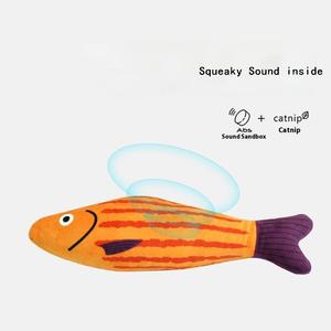Juguetes Para Gatos New <span class=keywords><strong>Catnip</strong></span> <span class=keywords><strong>Cat</strong></span> Plush <span class=keywords><strong>Fish</strong></span> <span class=keywords><strong>Toy</strong></span> para mascotas de interior Movimiento interactivo Juguetes para gatos - Product Image 2