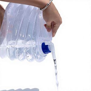 ถังเก็บน้ำพับได้ขนาด 3L/5L/10L/15L พร้อมก๊อกน้ำเกรดอาหารแบบพกพา ใช้ได้กับยานพาหนะกลางแจ้ง จำนวนกี่ขนาด? - Product Image 1