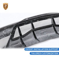 Pièces de rechange : Diffuseur arrière style AD pour Chevrolet Corvette C8 Stingray 2023 – Amélioration extérieure en carbone sec – Lame de pare-chocs arrière