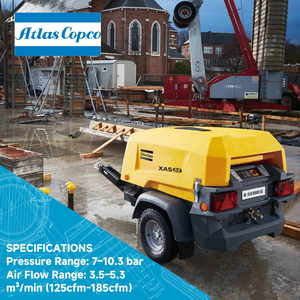 Compresores Diésel Móviles Atlas Copco, Su Socio para Operaciones Remotas, Suministro de Aire Confiable, Fácil Transporte - Product Image 2