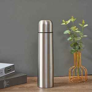 Simple Bullet-Shaped 304 Stainless Steel Vacuum Insulated Water Bottle Mug Set 6-12 Hours Thermal Insulation Modern Design Large - Product Image 3