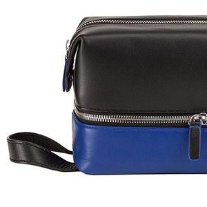 Customized Logo Eco-Friendly Stylish Leather Travel Wash <b>Bag</b> Waterproof Portable <b>Hanging</b> <b>Toiletry</b> Organizer Large Capacity Pouch - Product Image 5