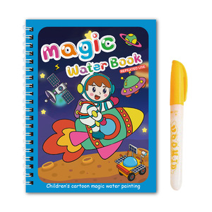 Livre d'eau Magique Princesse Véhicule avec stylo, pour enfants, sûr et amusant, <span class=keywords><strong>dessin</strong></span> réutilisable, 10 pages, apprentissage des mots, jeu sur papier, impression offset - Product Image 2
