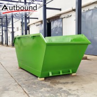 Bac de chantier empilable multi-usages en acier Q235 pour le recyclage des déchets de construction, bac à déchets fiable pour l'Australie