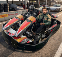 Go Kart de Carreras de Alta Calidad de 200cc, Motor de Gasolina de 4 Tiempos, Doble Asiento para Adultos, para Parques de Diversiones al Aire Libre