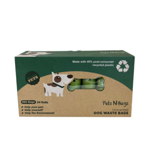 Custom Printed Pet Poop Bio Degradable Corn Starch <b>Compost</b> Waste <b>Bag</b> Set Biodegradable Compostable <b>Bags</b> for Dog - Product Image 2
