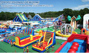 Casa de Brinco Inflable con Temática <span class=keywords><strong>Tropical</strong></span> - Parque Infantil de PVC Resistente con Tobogán y Decoración de Flamencos - Product Image 3