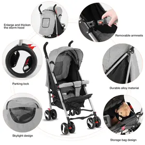 China Manufacturer Wholesale Cheap Price 3 In 1 Baby Commercial Strollers 2024 Newest Popular 180 Degree 3-1 Baby Pram
