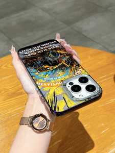 Coque de téléphone <span class=keywords><strong>pour</strong></span> <span class=keywords><strong>iPhone</strong></span> 17/16/15/14 ProMax, motif camion tout-terrain jaune, style graffiti, antichoc, accessoires mobiles - Product Image 6