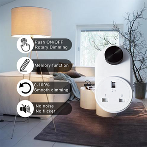 Bilihondim UK Matter Smart Home <span class=keywords><strong>Variateur</strong></span> Rotatif 1 Canal Plug and Play Contrôle Sans Fil pour Lampe de Bureau et Lampe sur Pied <span class=keywords><strong>avec</strong></span> Démarrage Progressif - Product Image 2