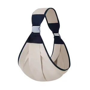 Porte-bébé ergonomique portable et pliable pour nouveau-né et nourrisson, en tissu maillé et coton, idéal pour les voyages - Product Image 5