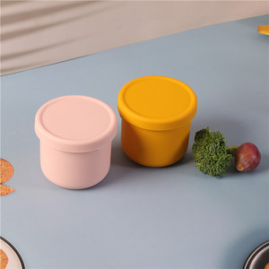 Boîte à lunch en silicone de qualité alimentaire avec compartiments séparateurs, compatible micro-ondes, multifonctionnelle, style américain, pour la rentrée scolaire et la cuisine - Product Image 3