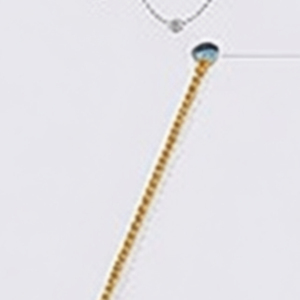 Collana con Ciondolo a Lucchetto Cero Fashion, Placcata in Oro, Catena a Serpente in Acciaio Inossidabile 12cm, Gioiello Unisex da Regalo - Product Image 5