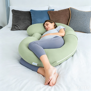 Almohada de Maternidad de Látex Hecha a Medida, Almohada Larga de Silicona con Efecto Frío para Embarazo, Fabricante Mayorista - Product Image 2