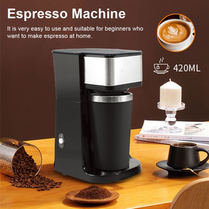 Machine à café 110V automatique mini en acier inoxydable électrique pour expresso et thé au lait - Product Image 2