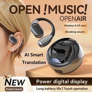 Auriculares M76 con Gancho para la Oreja, Traducción Inalámbrica Inteligente con IA, Auriculares con Traducción de Alta Precisión, Traductores de Voz Inteligentes - Product Image 2