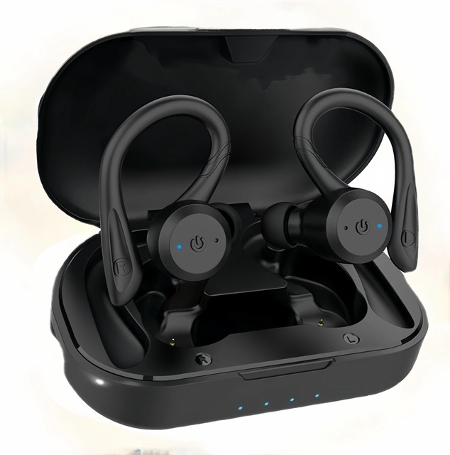Best Sellers True Wireless Earbuds TWS Headset Waterproof Ear Hooks Bluetooth Headphones for Sports LED Battery Indicator JL