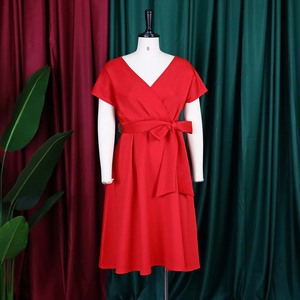 D3027C Nuovo Stile 2021 Abiti Africani da Donna, Vestito a Maniche Corte con Spalle Scoperte, Taglie Forti, Elegante Abito da Sera - Product Image 6