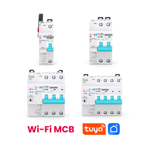 Disjoncteur intelligent Wi-Fi TONGOU 1P-4P 63A avec télécommande, disjoncteur sans fil 10ka 40A, application domestique Smart Life Tuya - Product Image 1