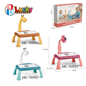 幸运玩具跟踪和绘制投影仪玩具绘画绘图台Led投影仪幼儿玩具儿童教育绘画游戏套装 - Product Image 6