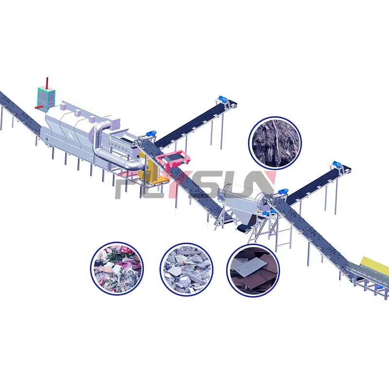 Aluminum Plastic Waste Separating Machine Green Waste Sorting Machine