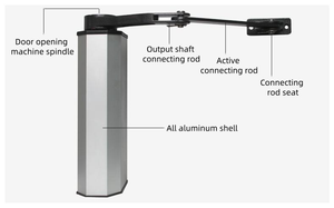 Thông minh tự động Swing Door Opener với điều khiển Bluetooth & cảm biến an toàn (CE/RoHS) cho đơn/đôi lá Swing cửa - Product Image 6