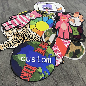 Tùy chỉnh Giày Thảm in gấu Anime thảm tùy chỉnh cắt khu vực thảm thể thao giày mat chống trượt sneaker hình thảm thiết kế - Product Image 1