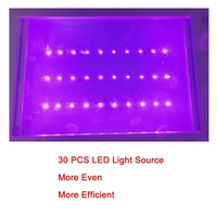 25W 12x8 inci meja murah logo Mini UV LED Unit paparan untuk Pad Printing Printer