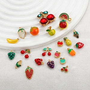 قلادة على شكل قطرة زيت الموز والفراولة سهلة الاستخدام قلادة الأفوكادو والبطيخ قلادة للنساء مجوهرات جذابة - Product Image 6