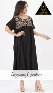 Women's Modest <b>Boho</b> Midi <b>Dress</b> 100% Cotton Casual Floral Print Maillard Style Screen Printing <b>Plus</b> <b>Size</b> - Product Image 2