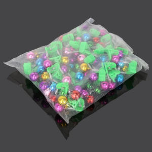 Campanas de pesca de cobre coloridas al por mayor, 100 unidades por paquete, para pesca en roca en el océano, accesorios de alerta antirrotación - Product Image 1