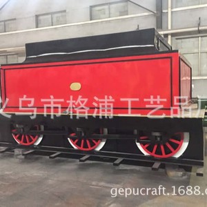แบบจำลองหัวรถจักรรถไฟโลหะสั่งทำพิเศษ ขนาด 1:1 สำหรับตกแต่งภายนอกอาคาร เหมาะสำหรับจัดแสดงในห้างสรรพสินค้า - Product Image 1