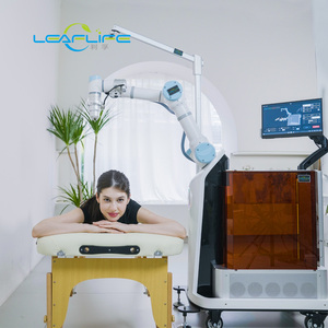 2025 Leaflife tangan pijat robot AI profesional Lengan pijat getar elektrik murah kursi tempat tidur Spa alat kecantikan untuk punggung leher - Product Image 6