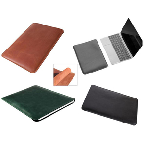 Thiết Kế Đơn Giản Bao Da Máy Tính Xách Tay, Handmade Full Grain Leather Laptop Sleeve Case Cho 13 14 15 Inch - Product Image 5