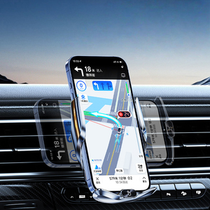 Super Fast Charging Wireless Car Mobile Phone Holder Automatic <b>Clamping</b> Infrared Sensing Magnetic <b>Suction</b> Portable Air Holder - Product Image 4