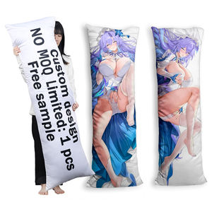2 WAY Tricot Almohada de cuerpo completo Piel de melocotón Ondas borrascosas Cantarella Piel de melocotón Impreso personalizado Dakimakura Fundas - Product Image 5