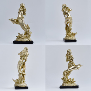 Statua d'Angelo in Bronzo Vintage, Scultura in Resina 3D Dipinta a Mano, Decorazione per Casa, Ornamenti da Scrivania, Marca YUYAO, Modello Yy1251 - Product Image 2