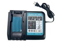 Chargeur de batterie OEM ODM DC18RC pour remplacer le chargeur de batterie Makita pour charger les batteries Li-ion 14,4 V 18 V BL1815 BL1850 BL1840 avec plusieurs prises