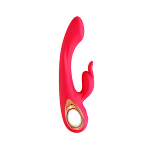 Hot Selling Adult Produkte Vibrator Spielzeug Doppel G-Punkt Kaninchen Vibrator Medizinische Qualität Silikon Dildo Vibrierende Mädchen Masturbation - Product Image 4