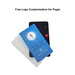 Có thể thay thế logo 20 bồi bàn hàng đợi gọi Buzzers cafe không dây Coaster phân trang beeper hệ thống rung cuộc gọi máy nhắn tin nhà hàng - Product Image 4