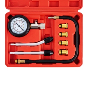 Tự động 0-300 PSI không khí nén đo Meter Tester kit xi lanh kiểm tra áp suất cho xăng gas loại động cơ công cụ Chẩn đoán - Product Image 2