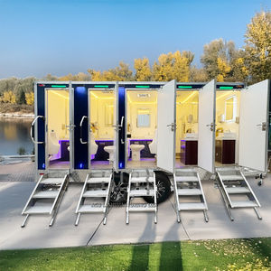 5 puestos de baño, remolque de baño, inodoro móvil, baño con ducha, baño portátil, inodoros portátiles - Product Image 2