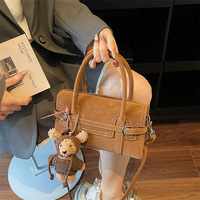 Sac à bandoulière/à porter croisé haut de gamme rétro pour femme, nouvelle collection printemps-hiver 2026, style coréen, avec fermeture éclair unique, tendance et polyvalent