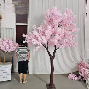 Arbre floral <span class=keywords><strong>japonais</strong></span> Sakura S-CT, arbre artificiel en soie rose, fleurs de cerisier artificielles, décoration intérieure pour Thanksgiving et Noël - Product Image 6