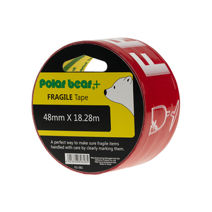 Vente chaude Fragil Rouleau De Ruban D'emballage Avec Distributeur Pour Carton D'étanchéité Emballage Marquage - Product Image 3