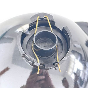 Faro halógeno cuadrado <span class=keywords><strong>de</strong></span> 7 pulgadas <span class=keywords><strong>de</strong></span> alto brillo con bombilla H4 <span class=keywords><strong>de</strong></span> haz semisellado Construcción <span class=keywords><strong>de</strong></span> metal negro - Product Image 5