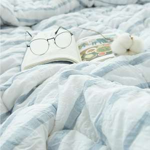 Stile della corea tintura del Filato di cotone tessuto seersucker tessuto Inverno trapunta morbida dolce duvet - Product Image 2