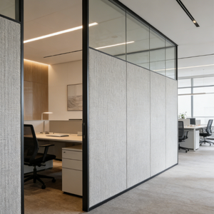 Fabric Texture Solid <strong>Partition</strong> <strong>Wall</strong> Panels Acoustic Interior Divider OEM Wholesale Aluminum Solid Modular <strong>Partition</strong> <strong>Wall</strong> Panels - Product Image 4