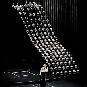 Sistema di sollevamento a sfere a LED cinetico di sollevamento effetti 3d Rgb Dmx luce a sfera cinetica a Led - Product Image 3