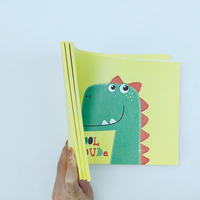 Cuaderno de Dibujo Infantil con Diseño de Dibujos Animados, con Lápiz y Cubierta de PVC, Personalizado, Venta Directa de Fábrica